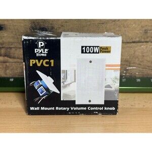 Pyle Home PVC1 Wall-Mount 100W Rotary Volume Control – Decora In-Wall Audio Knob